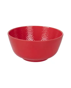 Market99 Melamine Tableware Red Serving Bowls for Dining Table (Set Of 2, 1300mL )