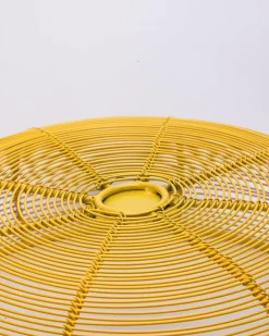 Market99 Metal Wire Countertop Fruit Bowl, Basket Holder Stand, For Home & Kitchen, Yellow Colour, Iron