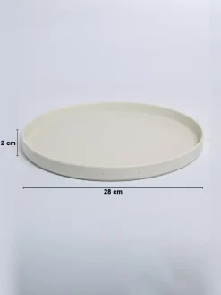 MARKET99 Minto Cream Sparkle Dinner Set