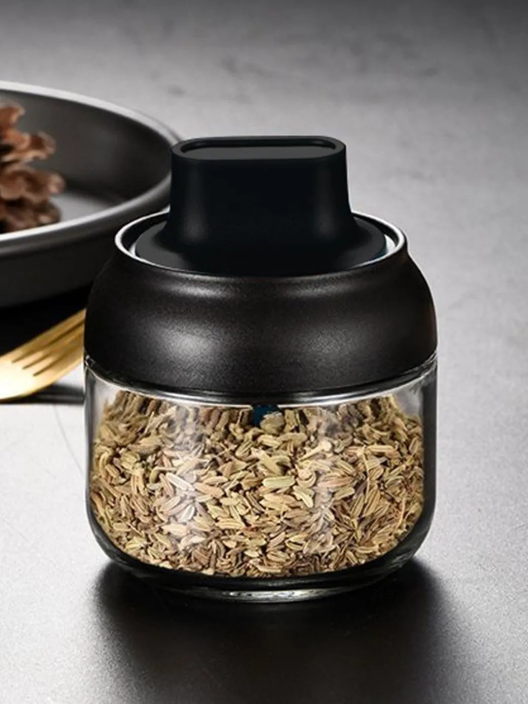 Market99 280Ml Oil Glass Jar With Brush
