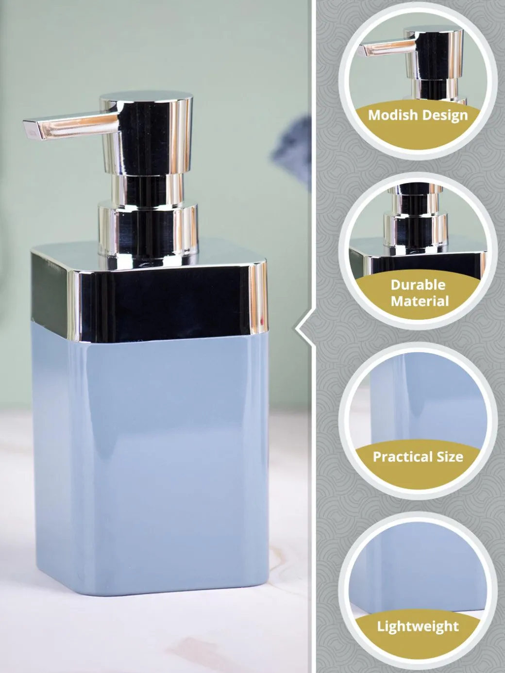 Market99 340mL Refillable Soap Dispenser | Soap Squirter | Bathroom Liquid Dispenser
