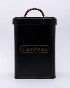 Market99 Namkeen Jar with Lid - (Black, 1900mL)