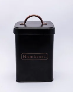 Market99 Namkeen Jar with Lid - (Black, 1900mL)