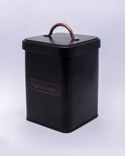 Market99 Namkeen Jar with Lid - (Black, 1900mL)