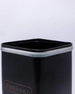 Market99 Namkeen Jar with Lid - (Black, 1900mL)
