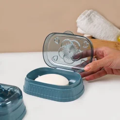 Market99 Plastic Blue Soap Dish Holders