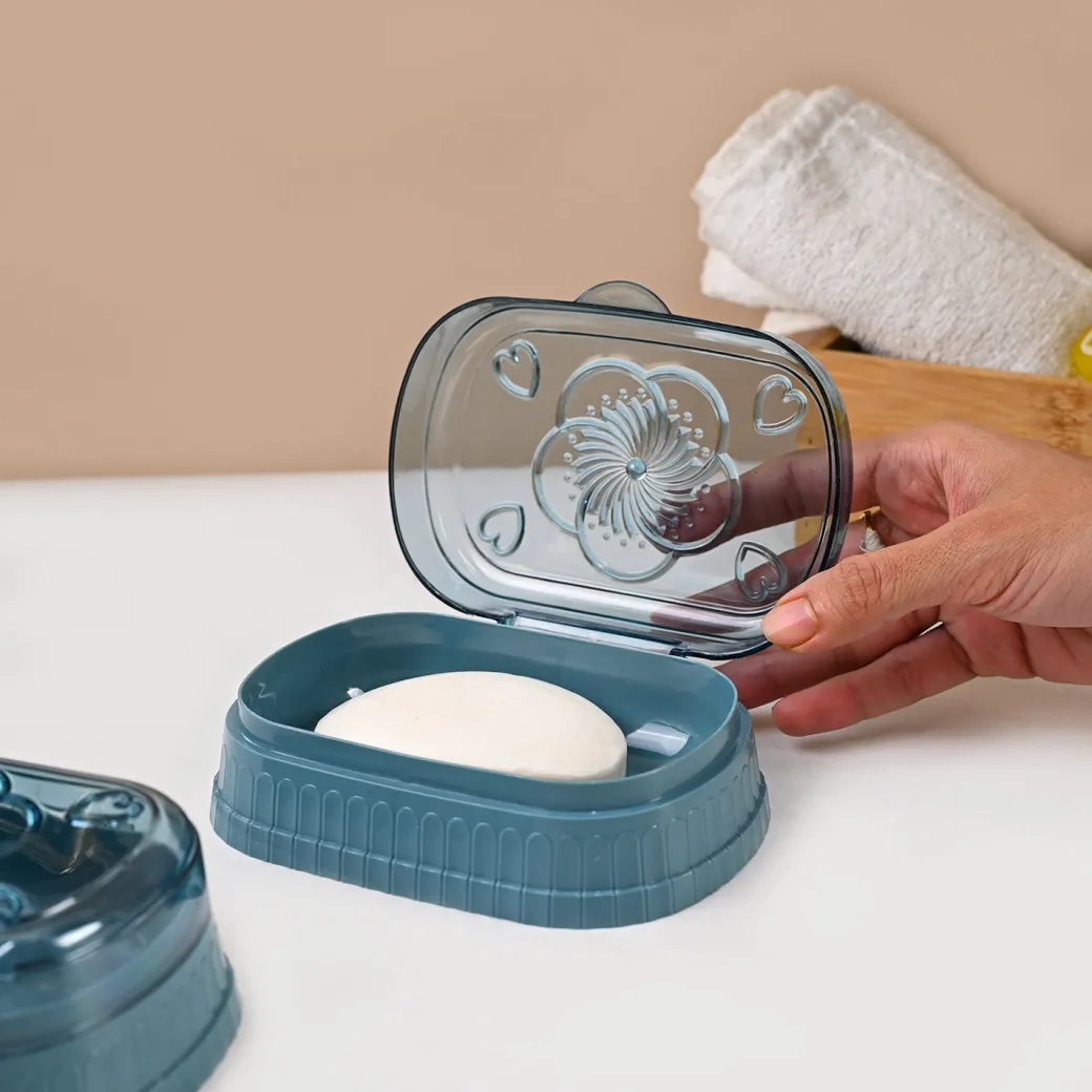 Market99 Plastic Blue Soap Dish Holders