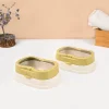 Market99 Plastic Off White Soap Dish - Set Of 2