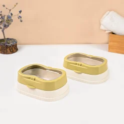 Market99 Plastic Off White Soap Dish - Set Of 2