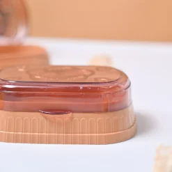 Market99 Plastic Peach & Beige Soap Dish Holders