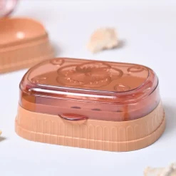 Market99 Plastic Peach & Beige Soap Dish Holders