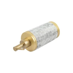 Market99 Polyresin Soap Dispenser with Golden Pump - 375 mL