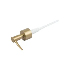 Market99 Polyresin Soap Dispenser with Golden Pump - 375 mL