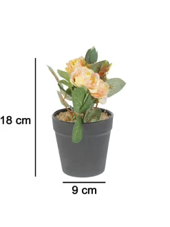 Market99 Realistic Artificial Bonsai Fake Rose Flower Plant Pot