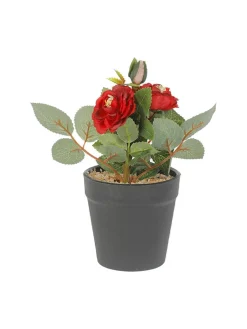 Market99 Realistic Artificial Bonsai Fake Rose Flower Plant Pot