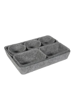 Market99 Rectangular Felt Desk Organizer