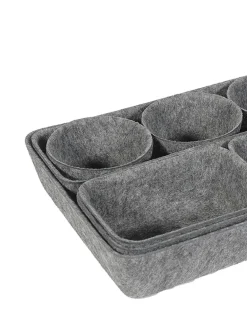 Market99 Rectangular Felt Desk Organizer