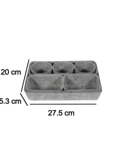 Market99 Rectangular Felt Desk Organizer