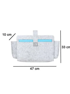 Market99 Rectangular Felt Organizer - 47X10X33Cm