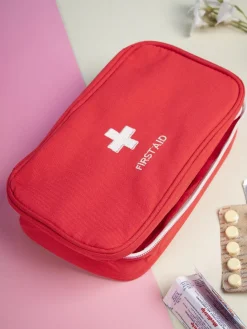 Market99 Rectangular Polyester First Aid Box
