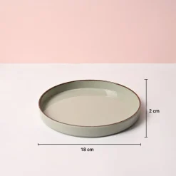 Market99 Rusty Green Melamine Dinner Set Of 12