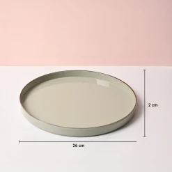 Market99 Rusty Green Melamine Dinner Set Of 12