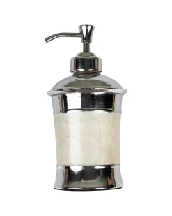 Market99 Soap Dispenser, Silver & Black, Brass, 300 mL