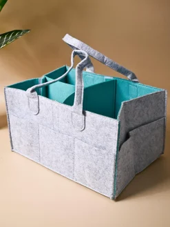 Market99 Square Felt Home Storage Organizer - 34X24X18Cm