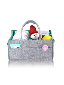 Market99 Square Felt Home Storage Organizer - 34X24X18Cm