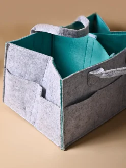 Market99 Square Felt Home Storage Organizer - 34X24X18Cm