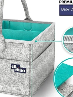 Market99 Square Felt Home Storage Organizer - 34X24X18Cm