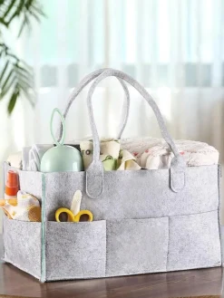 Market99 Square Felt Home Storage Organizer - 34X24X18Cm