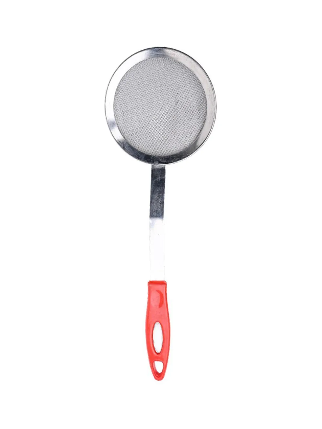 Market99 Stainless Steel SS Jara Frying Stainer ( Silver Colour)