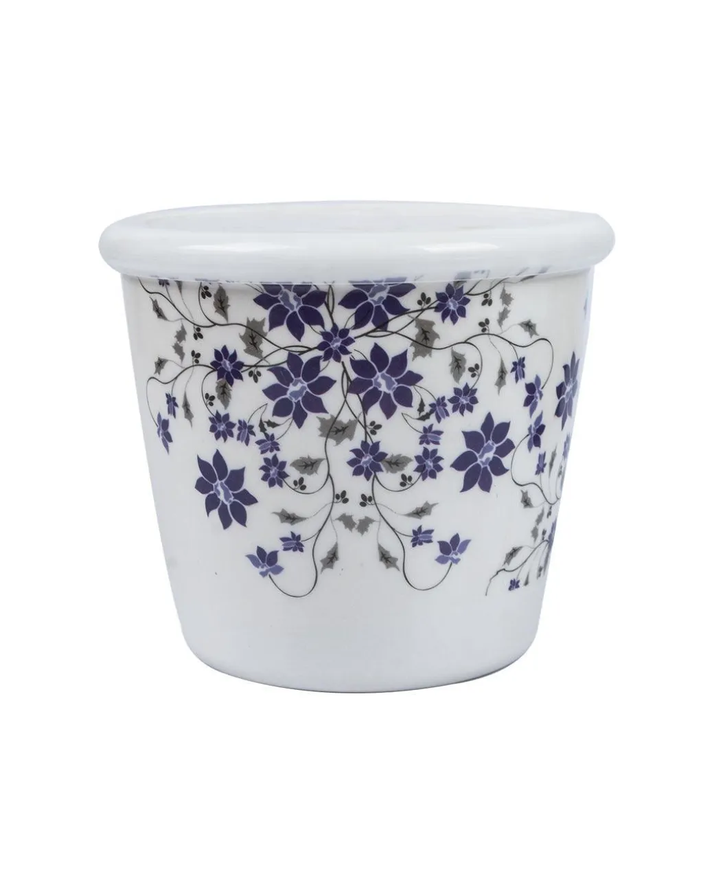 Market99 Tableware Floral Design Melamine Jar for Dining Table Pickle Storage Canister, 650 mL