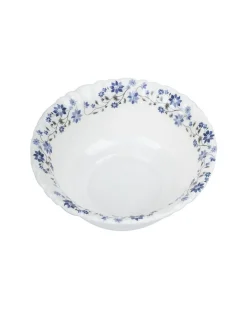 Market99 Tableware Melamine Glossy Floral Finish Soup Bowls for Dining Table ( Set Of 6, 210 mL )