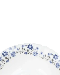 Market99 Tableware Melamine Glossy Floral Finish Soup Bowls for Dining Table ( Set Of 6, 210 mL )