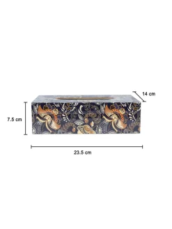 MARKET99 Tableware Tissue Box (1 Pcs, Floral Print)