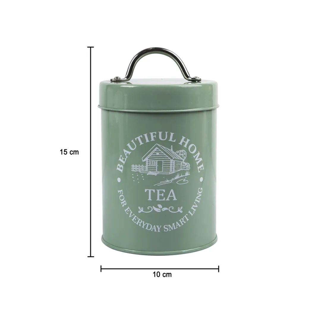 Market99 Tea & Sugar Storage Jar with Lid - Set Of 2, Each 850mL