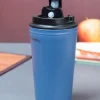 Market99 Travel Mug (420 mL), Quote, Maroon, Plastic