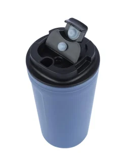 Market99 Travel Mug (420 mL), Quote, Maroon, Plastic