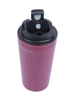 Market99 Travel Mug (420 mL), Quote, Maroon, Plastic