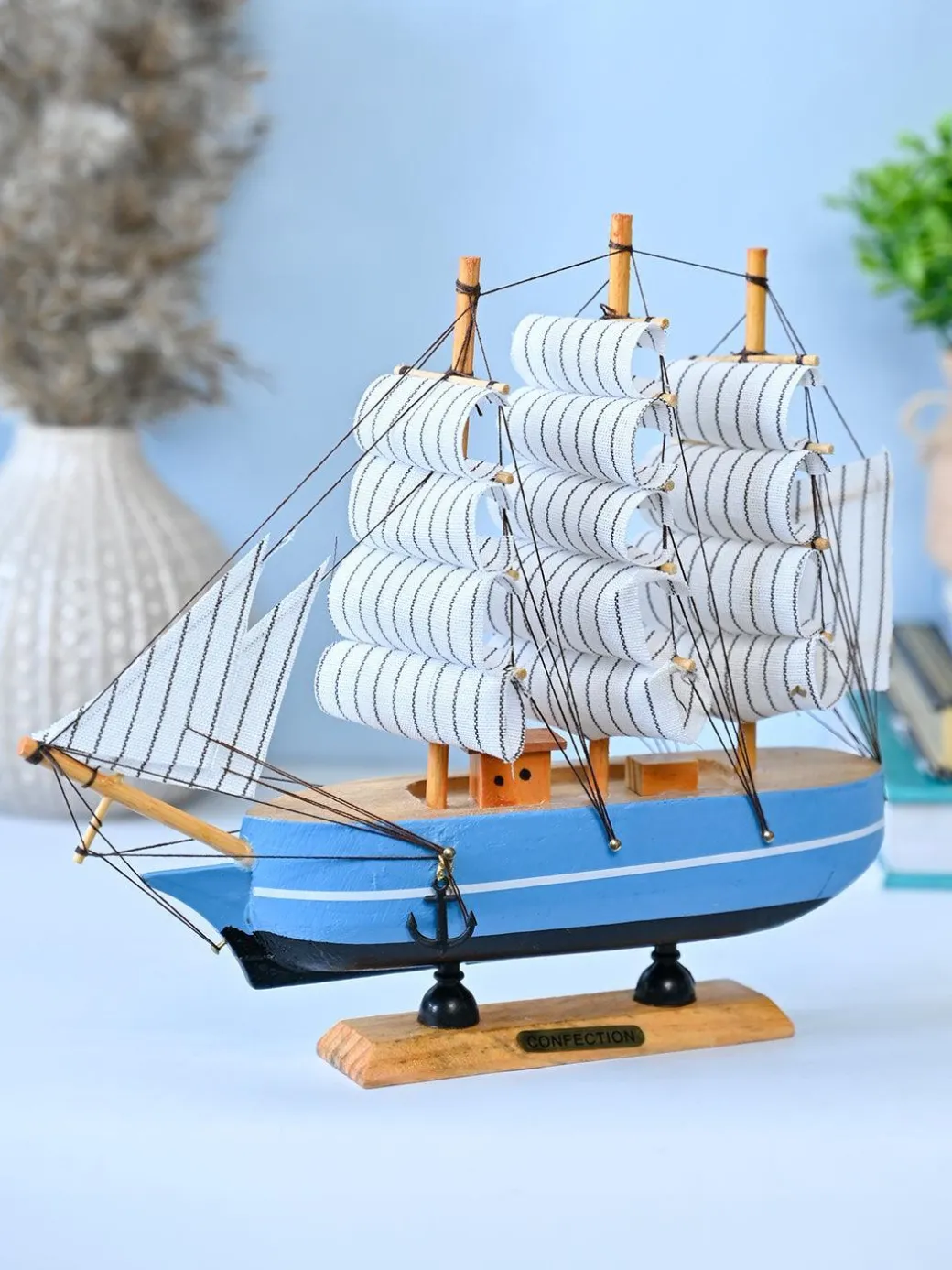 Market99 Wooden Decorative Sailing Ship