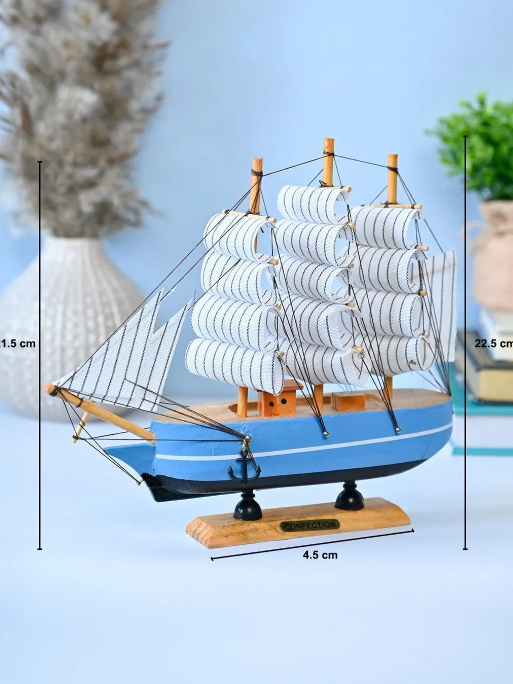 Market99 Wooden Decorative Sailing Ship