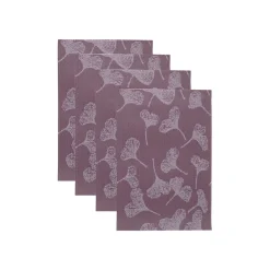 Maroon Tringle Pattern - Placemat Mat Set Of 4