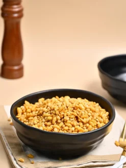 Melamine Black Round Serving Bowl (Set of 2)