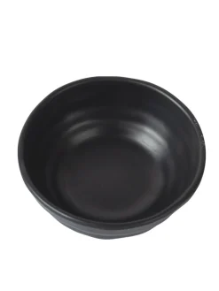 Melamine Black Round Serving Bowl (Set of 2)