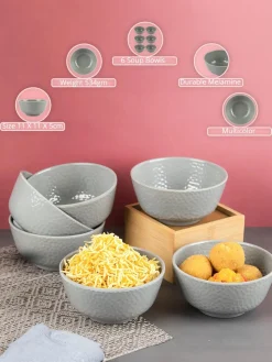 Melamine Round Soup Bowl (Set of 6)