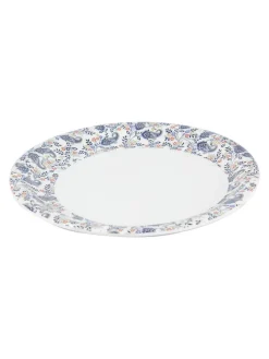 Melamine White Round Quarter Plate (Set of 6)