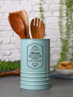 Metal Ladle Holder - Green