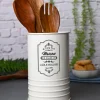 Metal Ladle Holder - ivory
